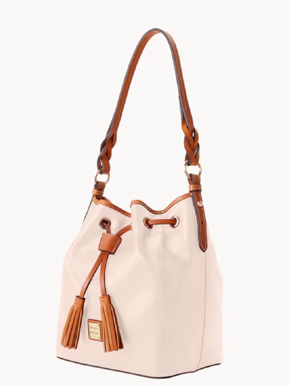Dooney & Bourke Wexford Leather Tasha Drawstring in Blush 🌼☀️ - Picture 2 of 3